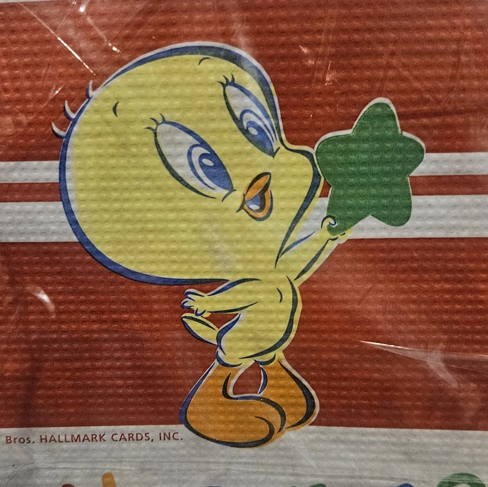 Warner Bros. Red and Yellow Cartoon Character Napkins